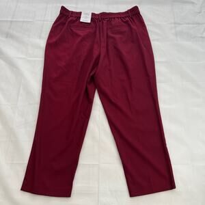 Croft & Barrow Tapered Mid Rise Pull On Relaxed Through Hip&Thigh leg Opening XL